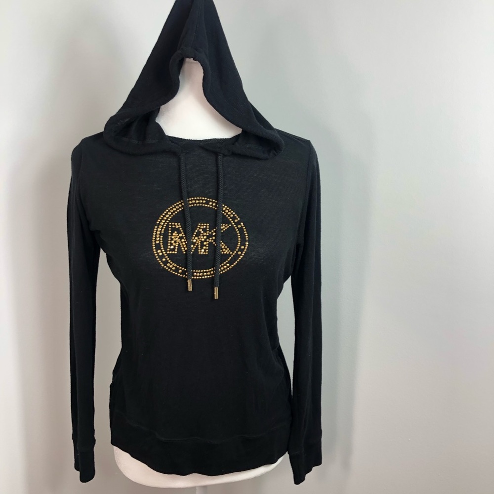 Michael Kors Hoodie Black and Gold size S